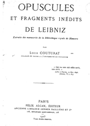 Opuscules et Fragments